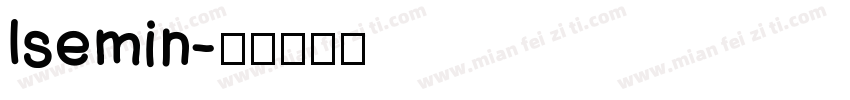 lsemin字体转换