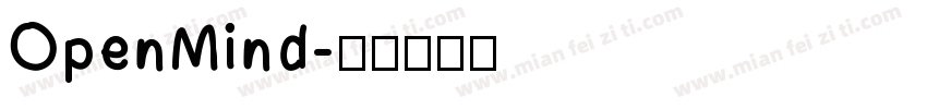 OpenMind字体转换