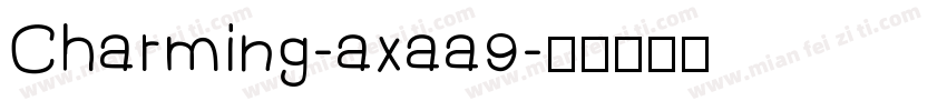 Charming-axaa9字体转换