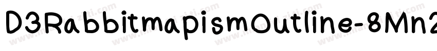 D3RabbitmapismOutline-8Mn2字体转换