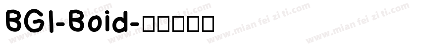 BGI-Boid字体转换