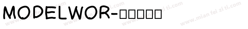 MODELWOR字体转换