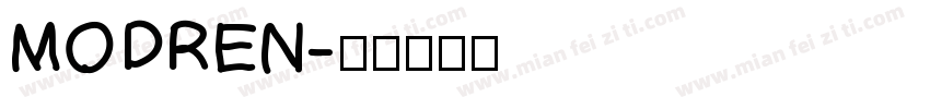 MODREN字体转换