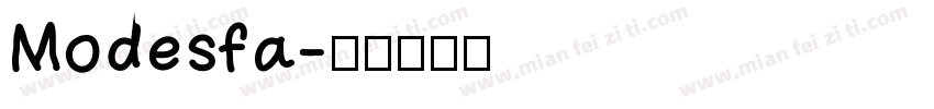Modesfa字体转换