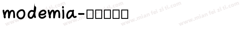 modemia字体转换