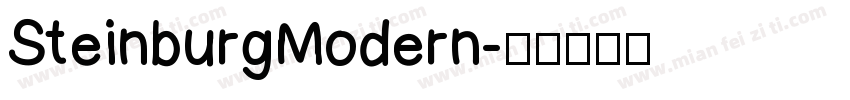 SteinburgModern字体转换