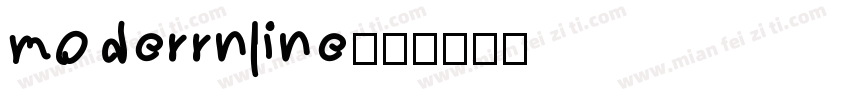 moderrnline字体转换