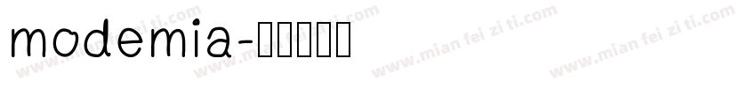 modemia字体转换