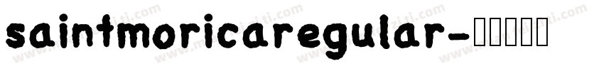 saintmoricaregular字体转换