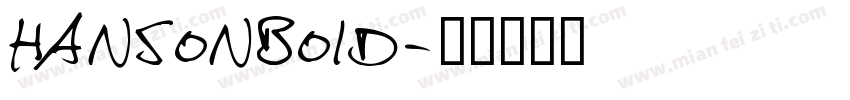 HANSONBOID字体转换