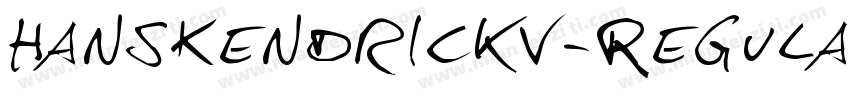 HansKendrickV-Regula字体转换