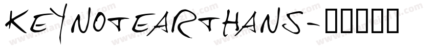 KeynoteartHans字体转换