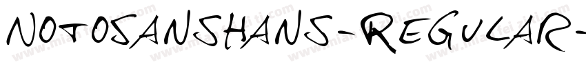 NotoSansHans-Regular-GBpc-EUC-H字体转换
