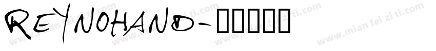 ReynoHand字体转换