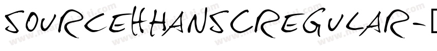 SourcehHanSCregular字体转换