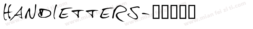 handietters字体转换