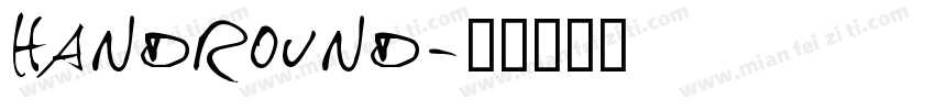 handround字体转换