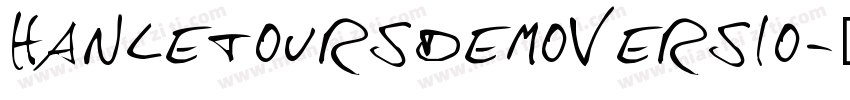 hanletoursdemoversio字体转换