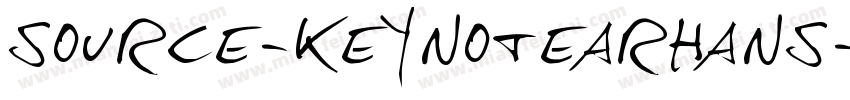 source-keynotearHans字体转换