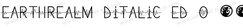 Earthrealm3DItalic-ed7O字体转换