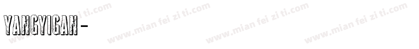 yangyigan字体转换