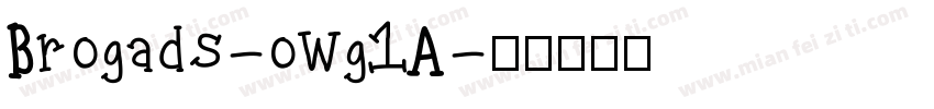 Brogads-owg1A字体转换