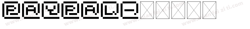 PAYPAL字体转换