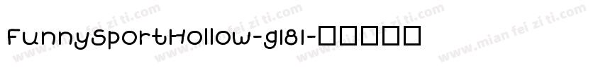 FunnySportHollow-g181字体转换