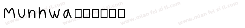 Munhwa字体转换