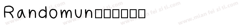 Randomun字体转换