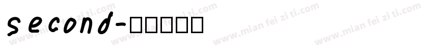 second字体转换
