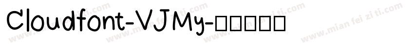 Cloudfont-VJMy字体转换