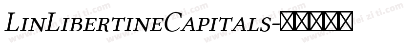 LinLibertineCapitals字体转换