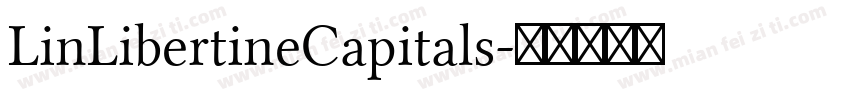 LinLibertineCapitals字体转换