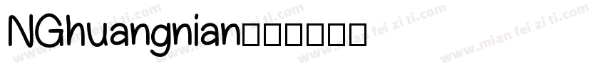 NGhuangnian字体转换