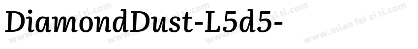 DiamondDust-L5d5字体转换