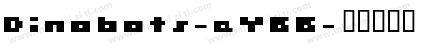 Dinobots-eY66字体转换