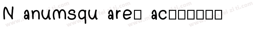Nanumsquare_ac字体转换