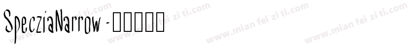 SpecziaNarrow字体转换