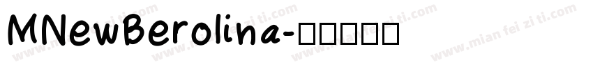 MNewBerolina字体转换