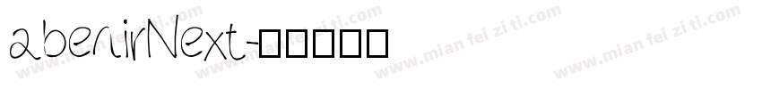 abenirNext字体转换