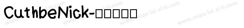 CuthbeNick字体转换