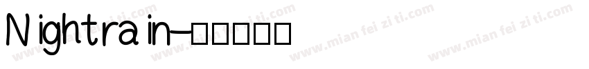 Nightrain字体转换