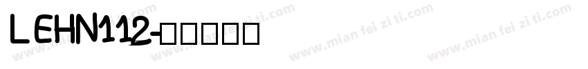 LEHN112字体转换