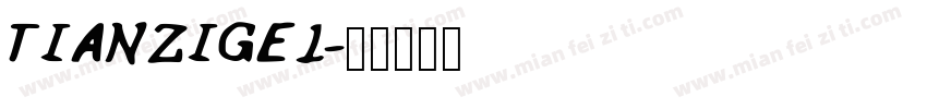 TIANZIGE1字体转换