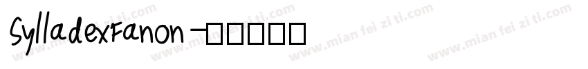 SylladexFanon字体转换