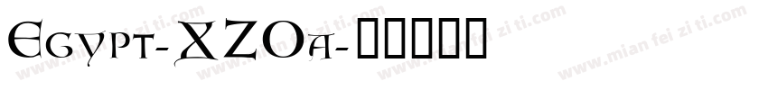 Egypt-XZOa字体转换