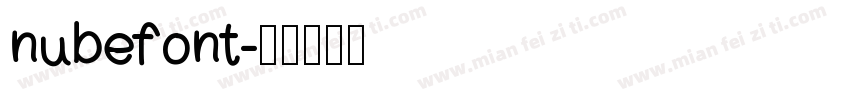 nubefont字体转换
