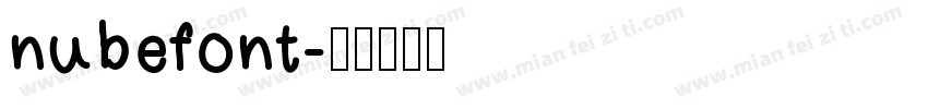 nubefont字体转换