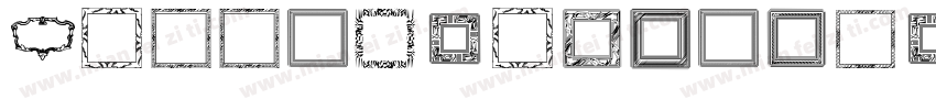CalligraphicFramesSoftTwo-e59O字体转换